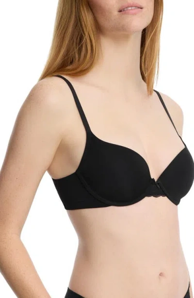 Skarlett Blue Minx Plunge Multi-way T-shirt Bra In Black