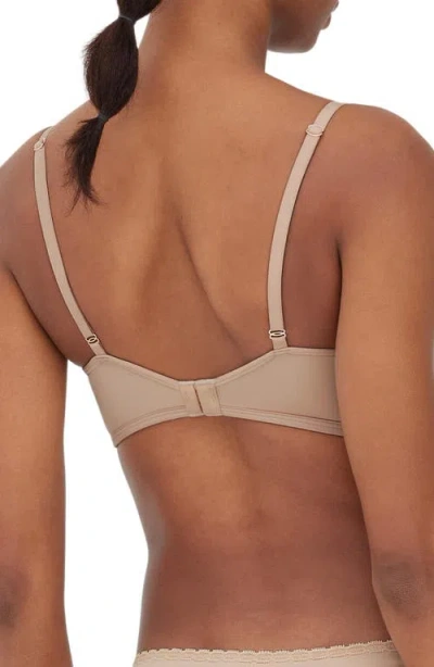 Skarlett Blue Prestige Wireless Push-up Bra In Brown