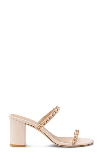 Stuart Weitzman Soluxe Crystal Slide 75 In Neutral