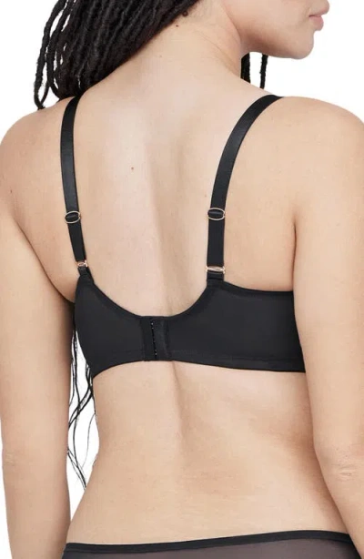 Skarlett Blue Spellbound Full Coverage Side Support Bra In Black