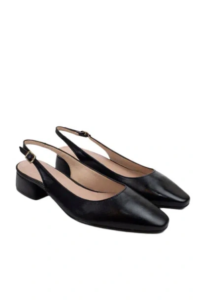 Menina Step Berta All Slingback Flat In Animal Print