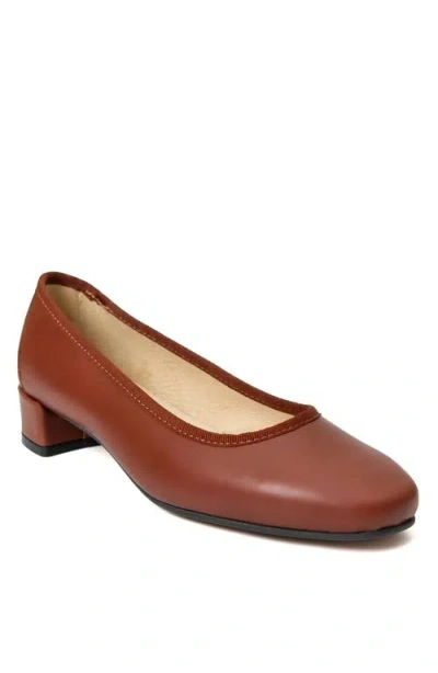 Menina Step Isa Leather Ballet Flat In Multi