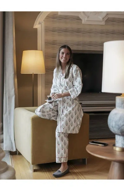 Menina Step Royal Embroidered Suede Slipper In Multi