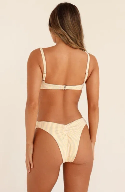 Dippin Daisys Siena Thong Bikini Bottom In White