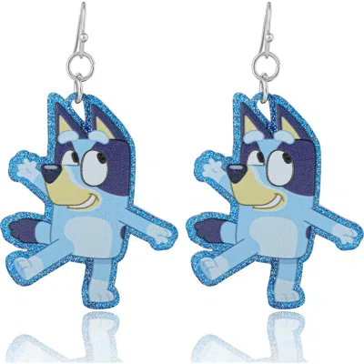 Bluey Lightweight Drop Earrings With Character Silhouettes In Multi