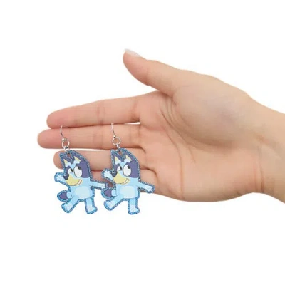 Bluey Lightweight Drop Earrings With Character Silhouettes In Multi