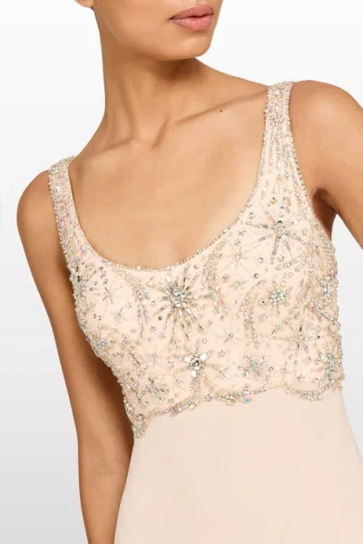 Jenny Packham Reverie Embellished Maxi Dress In Pink