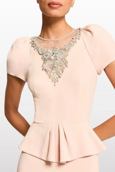 Jenny Packham Nocturne Maxi Dress In Pink