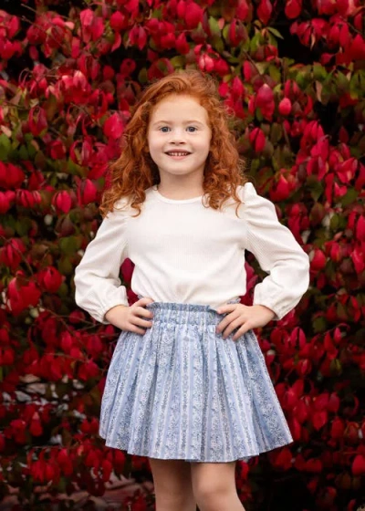 Mabel + Honey Georgina Two Piece Set In Blue