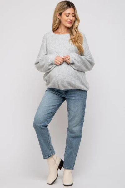 Pinkblush Basic Drop Shoulder Sweater In Multi