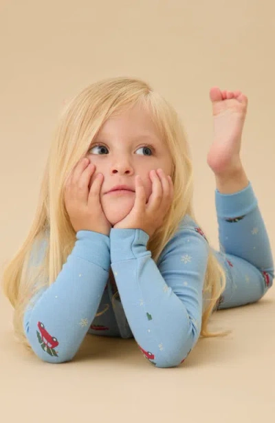 Mori Snowy Car Pyjamas In Blue