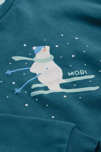 Mori Ski Oversized Sweatshirt In Blue