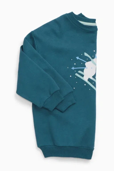 Mori Ski Oversized Sweatshirt In Blue