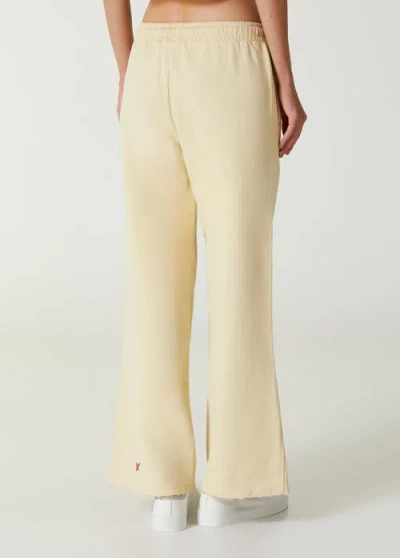 Pcfg Cotton Destroyed Sweat Pant In Neutral