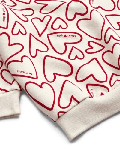 Mori Hearts Oversized Sweatshirt In Multi