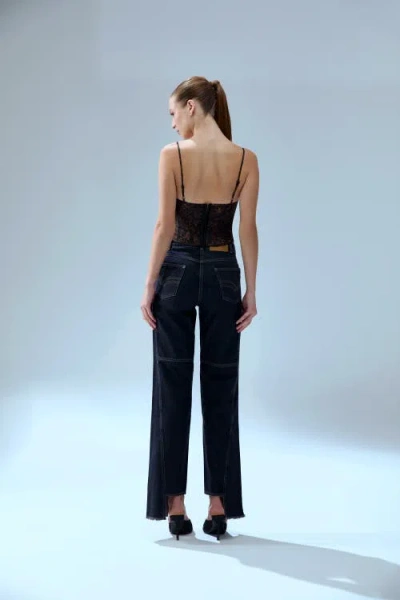Pcfg Your *itch Bootcut Denim Pant In Black