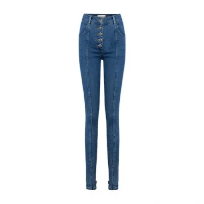 Pcfg Your *itch Skinny Denim Pant In Blue