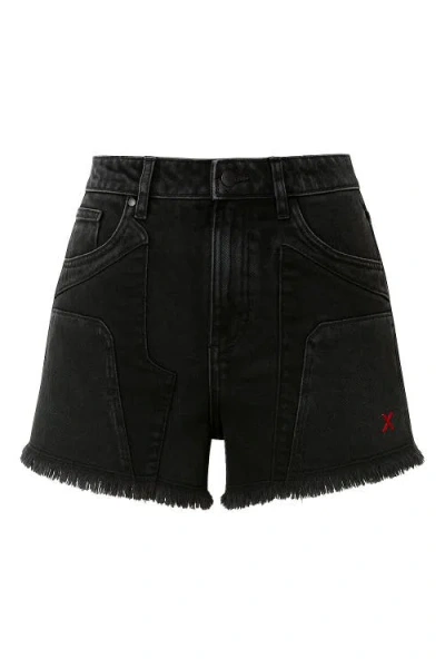 Pcfg Boomerang Denim Shorts In Black
