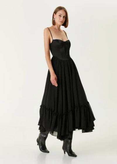 Pcfg Women's Your Itch Swan Dress - Jet Black