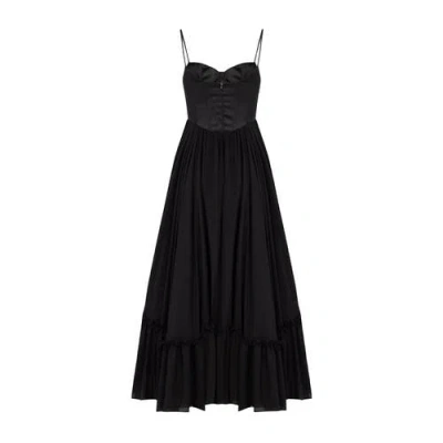 Pcfg Women's Your Itch Swan Dress - Jet Black