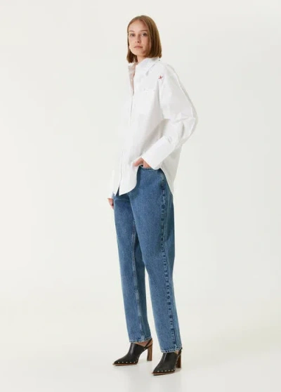 Pcfg Cotton Oversized Shirt In White