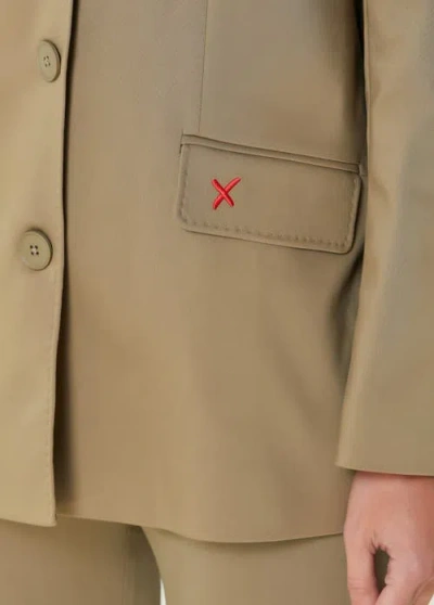 Pcfg Cotton Classic Blazer In Green