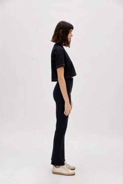 Pcfg Cotton Women Crop Tee In Black