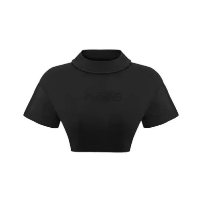 Pcfg Cotton Destroyed Crop Tee In Animal Print