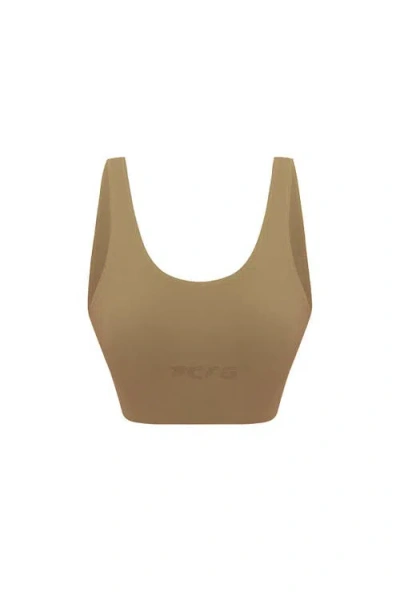 Pcfg Cotton Yoga Bra In Animal Print