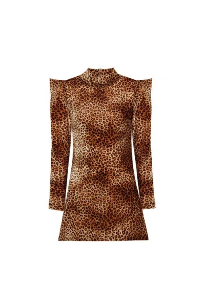 Pcfg Cotton Sin Dress In Brown