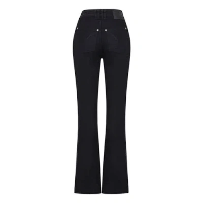Pcfg Flare Denim Pant In Black
