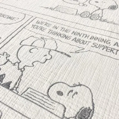 Maison Deux Peanuts Blanket In Neutral