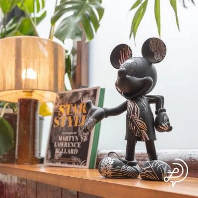 Leblon Delienne Mickey Mouse Star Style Figurine In Black