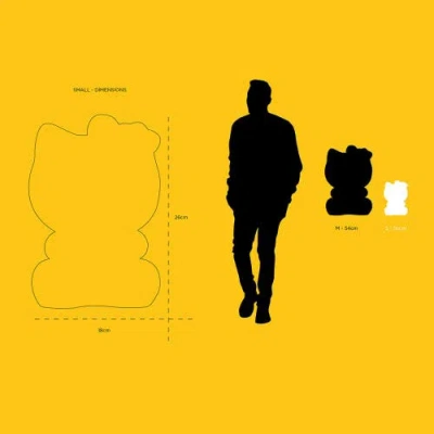 Leblon Delienne Hello Kitty With Apple Figurine In Pink