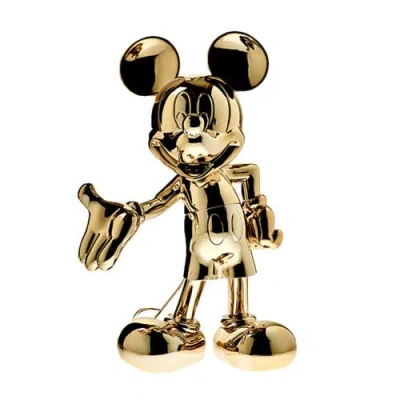 Leblon Delienne Mickey Mouse Welcome Figurine In Gold