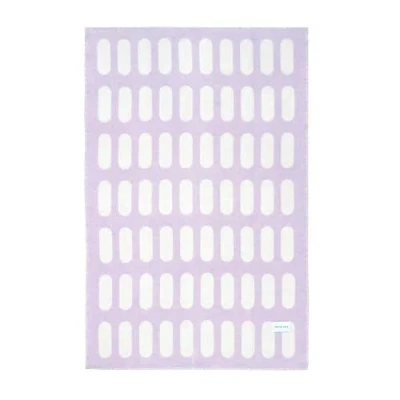 Maison Deux Cubics Blanket In Purple
