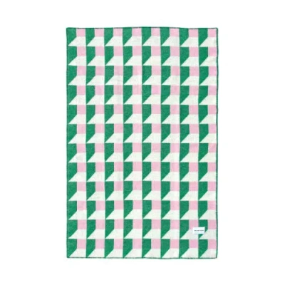 Maison Deux Cubics Blanket In Multi