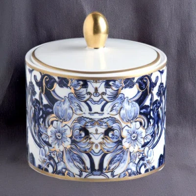 Cavalli Classic Sugar Pot In Blue