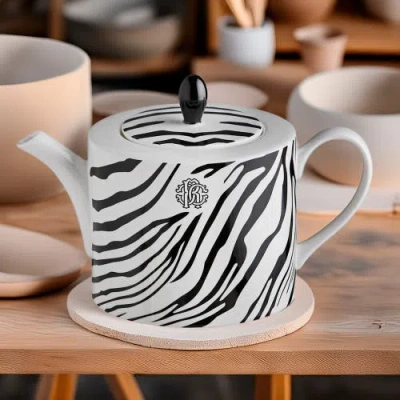 Cavalli Classic Tea And Coffee Pot In White