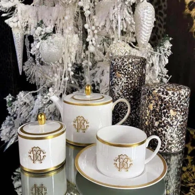 Cavalli Classic Tea And Coffee Pot In White