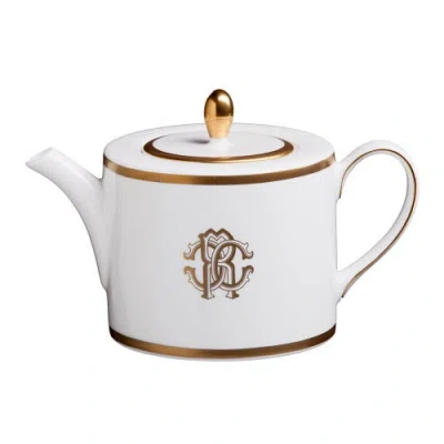 Cavalli Classic Tea And Coffee Pot In White