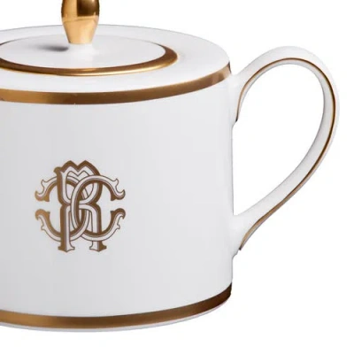 Cavalli Classic Tea And Coffee Pot In White