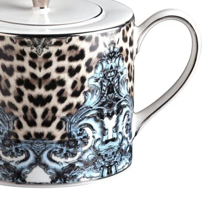 Cavalli Classic Tea And Coffee Pot In Blue