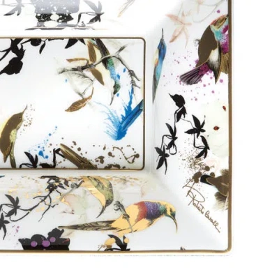 Cavalli Large Rectangular Tray In Multi
