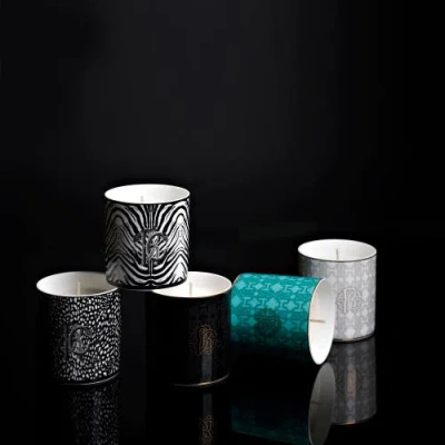 Cavalli Home Scented Candle In Gray