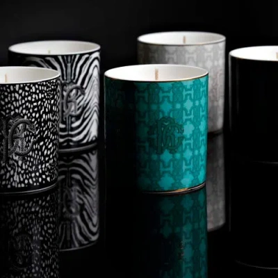 Cavalli Home Scented Candle In Black