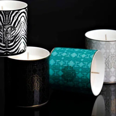 Cavalli Home Scented Candle In Black