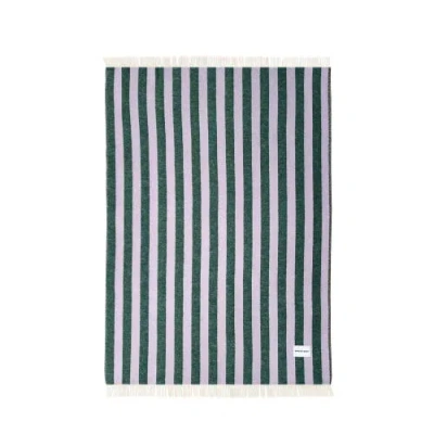 Maison Deux Candy Wrap Blanket In Green
