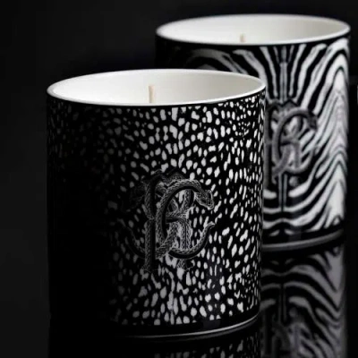 Cavalli Home Scented Candle In Black