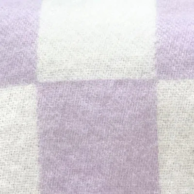 Maison Deux Checkerboard Blanket In Purple
